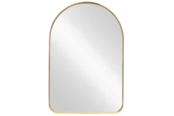 Moderner Wandspiegel ARCA 90cm gold Aluminium