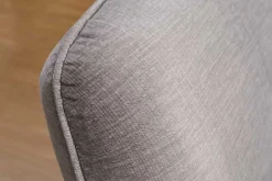 Modernes Big Sofa ROYAL 295cm grau Velours-Strickstoff Federkern XXL-Couch