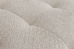 Modernes Big Sofa ROYAL 295cm champagner beige Bouclé Federkern XXL-Couch