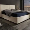 Modernes Boxbett ROCCO 180x200cm beige Cord mit Stauraum und Lattenrost