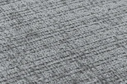 Modernes Ecksofa BOSSA NOVA 265cm grau Chenille 3-Sitzer Couch L-Form