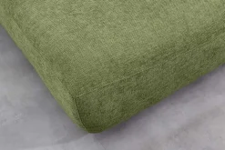Modernes Schlafsofa ELYPSE 200cm grün Chenille 3-Sitzer Couch inkl. Kissen