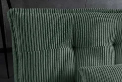 Modernes Schlafsofa JAZZ 190cm grün Cord 3-Sitzer Couch