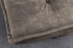 Modernes Schlafsofa JAZZ 190cm antik taupe Microfaser 3-Sitzer Couch