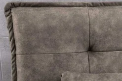 Modernes Schlafsofa JAZZ 190cm antik taupe Microfaser 3-Sitzer Couch