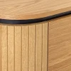 Modernes Sideboard ATELIER 160cm natur Eiche schwarz Metall vier Fächer
