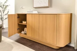 Modernes Sideboard VALHALLA WOOD 160cm natur Eichenholz Kommode