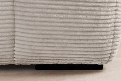 Modernes Sofa ZERO GRAVITY 240cm beige Cord 3-Sitzer Couch