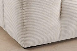 Modernes Sofa ZERO GRAVITY 240cm beige Cord 3-Sitzer Couch