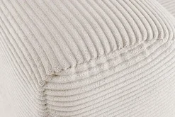 Modernes Sofa ZERO GRAVITY 240cm beige Cord 3-Sitzer Couch