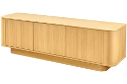 Modernes TV-Board VALHALLA WOOD 160cm natur Eichenholz Lowboard mit Stauraum