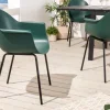 Nachhaltiger Design Stuhl UPCYCLING ME grün 75% Ocean Plastik Indoor Outdoor
