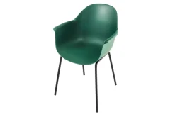 Nachhaltiger Design Stuhl UPCYCLING ME grün 75% Ocean Plastik Indoor Outdoor