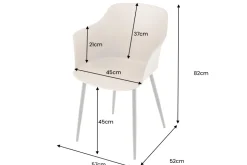 Nachhaltiger Design Stuhl UPCYCLING ME braun 70% Kaffeefaser Indoor Outdoor