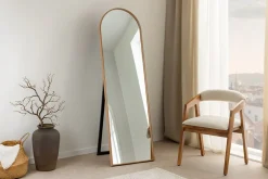 Nordischer Standspiegel PORTRAIT 165cm natur in Eichenholz-Design