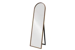 Nordischer Standspiegel PORTRAIT 165cm braun in Walnussholz-Design