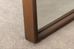 Nordischer Standspiegel PORTRAIT 165cm braun in Walnussholz-Design