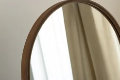 Nordischer Standspiegel PORTRAIT 165cm braun in Walnussholz-Design