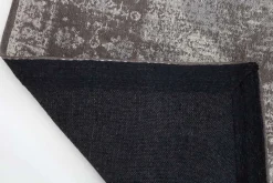 Orientalischer Baumwoll-Teppich PURE UNIQUE 240x160cm hellgrau geometrische Muster