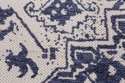 Orientalischer Teppich OLD MARRAKESCH 230x160cm beige blau Used Look