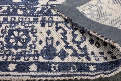 Orientalischer Teppich OLD MARRAKESCH 230x160cm beige blau Used Look