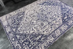 Orientalischer Teppich OLD MARRAKESCH 230x160cm beige blau Used Look