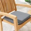 Outdoor Auflage COMFORT LINE 40x40cm anthrazit Sitzkissen für Gartenstuhl