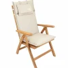 Outdoor Kissen ROG 46x119cm beige Sitzkissen Polster-Auflage für Hochlehner