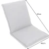 Outdoor Kissen ROG 46x97cm beige Sitzkissen Polster-Auflage für Niedriglehner