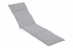 Outdoor Kissen ROG 45x186cm taupe Sitzkissen Polster-Auflage für Deckchair
