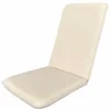 Outdoor Sitzkissen COMFORT LINE 50x122cm beige für Hochlehner-Stuhl Polsterauflage