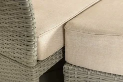 Outdoor Sonneninsel PLAYA LIVING 165cm natur Polyrattan Aluminium inklusive Kissen wetterfest