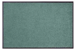 Pflegeleichte Fußmatte CLEAN 60x40cm salbei-grün Fußabtreter waschbar
