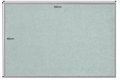 Pflegeleichte Fußmatte CLEAN 60x40cm salbei-grün Fußabtreter waschbar
