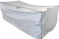 Rechteckige Schutzhaube PRESTIGE PROTECT 300cm anthrazit Abdeckung wetterfest