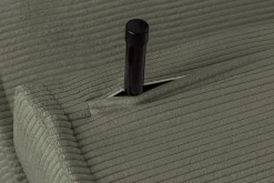 Retro Schlafsessel SMART MULTIFUNCTION 140cm grün Cord Bettfunktion inkl. Kissen