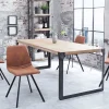 Retro Stuhl AMSTERDAM CHAIR vintage light brown Designklassiker