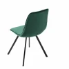 Retro Stuhl AMSTERDAM CHAIR smaragdgrün Samt Designklassiker