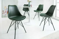 Retro Stuhl SCANDINAVIA MEISTERSTÜCK dunkelgrün