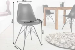 Retro Stuhl SCANDINAVIA MEISTERSTÜCK schwarz