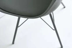 Retro Stuhl SCANDINAVIA MEISTERSTÜCK grau