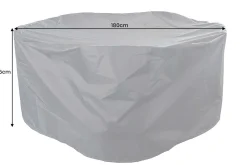 Runde Schutzhaube PRESTIGE PROTECT 180cm anthrazit Abdeckung Sitzgruppe wetterfest