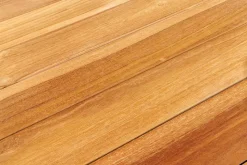 Runder Esstisch EMPIRE TEAK 120cm braun Teakholz Indoor Outdoor wetterfest