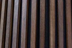 Runder Esstisch VALHALLA WOOD 140cm smoked Eichenholz Säulenfuß