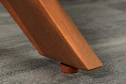 Runder Gartentisch KOPENHAGEN 140cm braun Akazienholz honey finish wetterfest