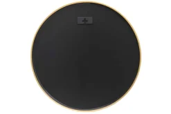 Runder Wandspiegel PORTRAIT 40cm gold mit Metallrahmen