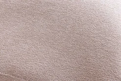 Skandinavischer Stuhl BOUTIQUE beige Strukturstoff brushed champagner gold Metall
