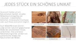 Skulp­tu­raler Beistelltisch HELIX 30cm natur Suarholz handmade in Bali Sitzhocker