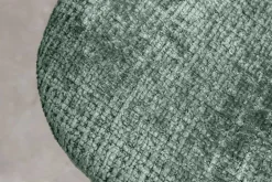 Stilvolles 2er-Set Stühle GLAMM grün Chenille Cremona schwarze Metallbeine