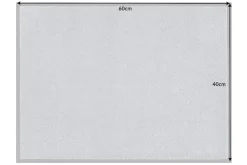 Strapazierfähige Fußmatte CLEAN 60x40cm hellgrau Fußabtreter Modern Design